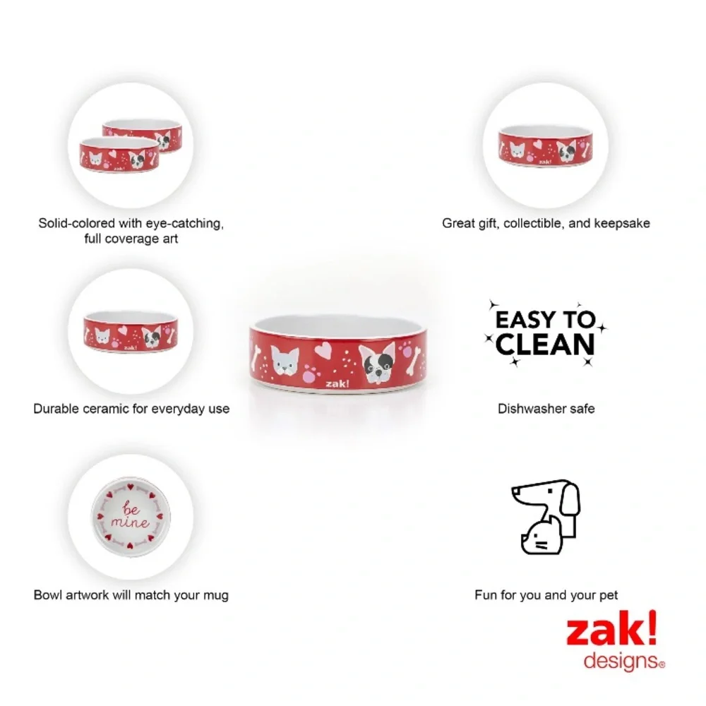 The Perfect Pair! Pet Lover’s Valentine’s Day Gift Set by Zak! Dog “Be Mine”
